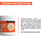 Tunai Tubifex Worms Cube Blocks Fish Food - 60% Protein (Suitable for All Freshwater Fishes & Turtles)