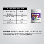 Tunai Vibra Baits Fish Food - 42% Protein (Worm Like Food for Cichlids, Oscar, Red Parrot & Arowana)